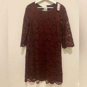 Brand new Reitmans burgundy color casual dress size small